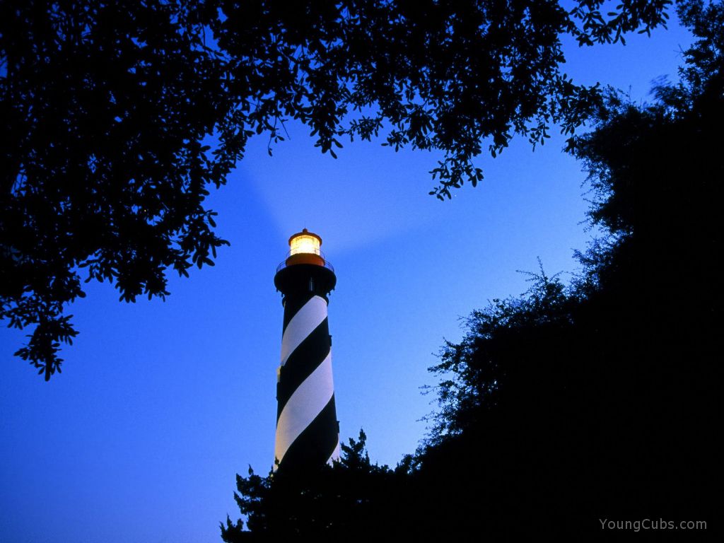 St. Augustine Lighthouse at Twilight, Florida